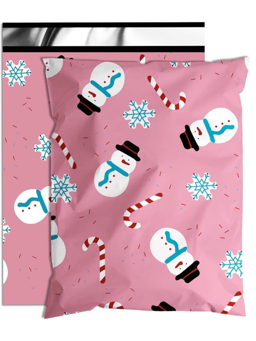 20ct Medium 10 x 13 Christmas Elements Poly Mailers